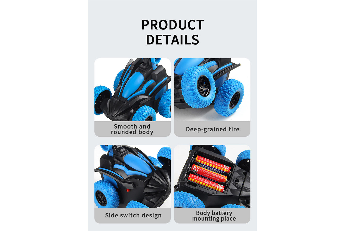 Wireless Remote Control Stunt Off-Road Vehicle