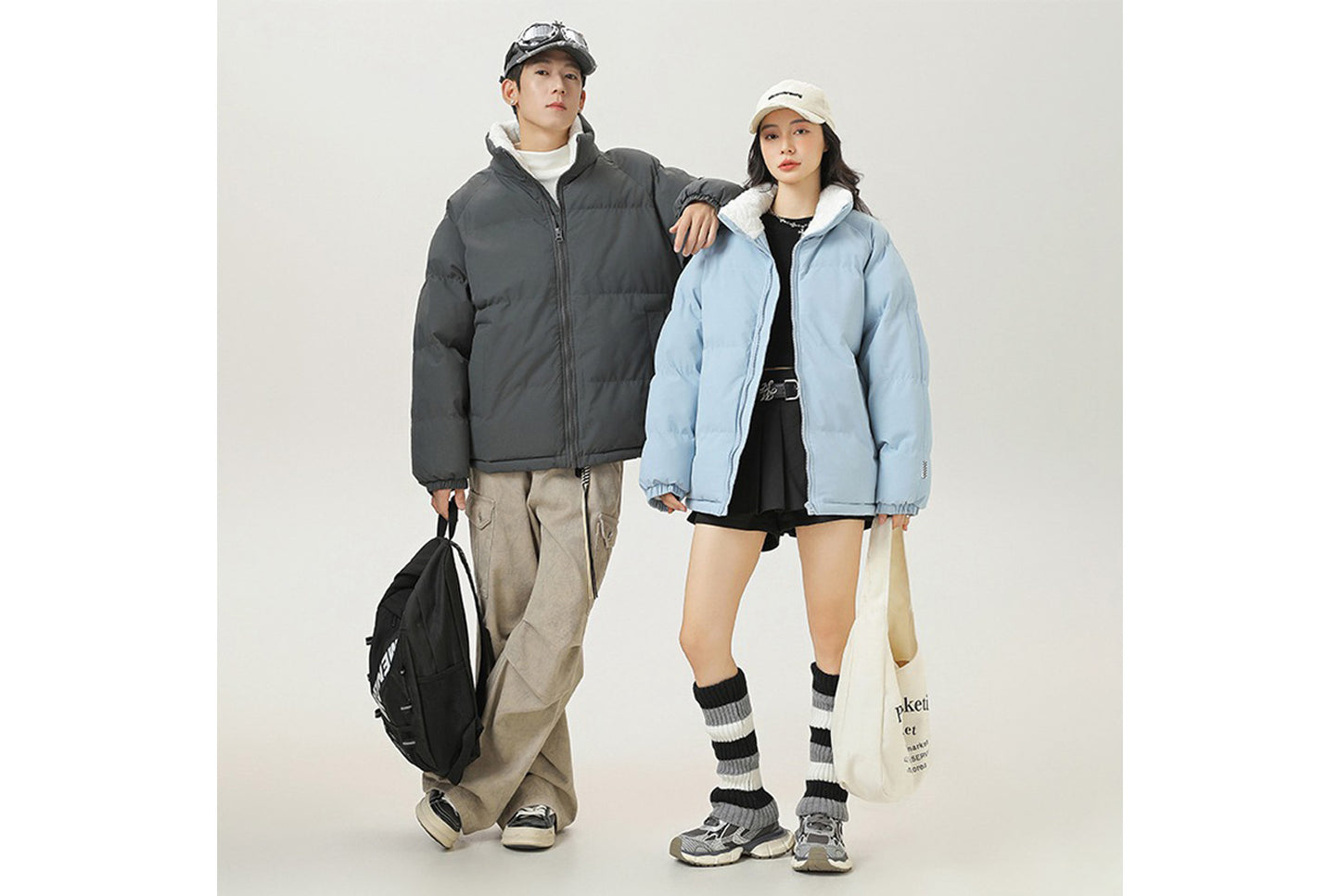 **Men's Winter Hooded Cotton Jacket (8 Colors Available)**