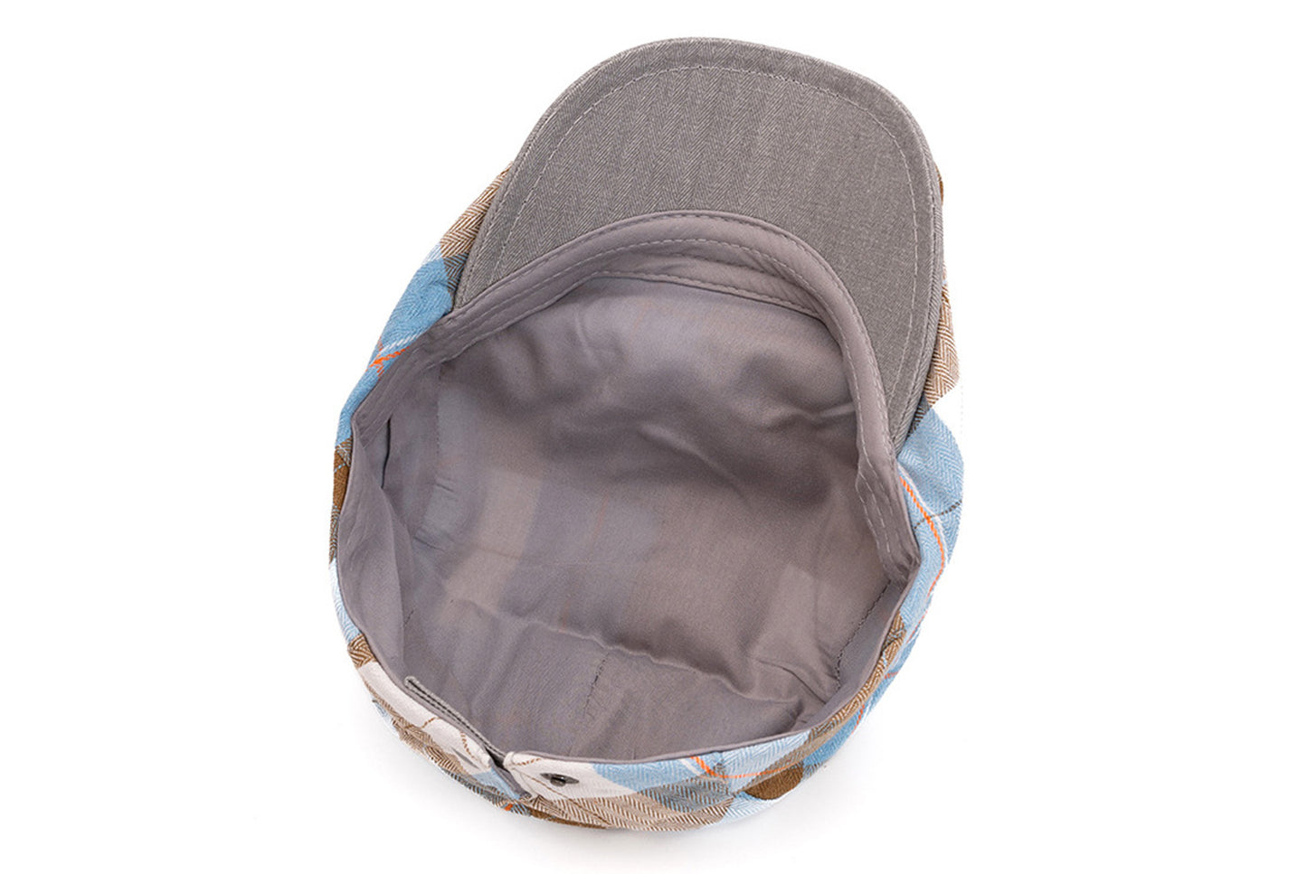 **Colorful Checkered Beret (Adjustable Head Circumference)**