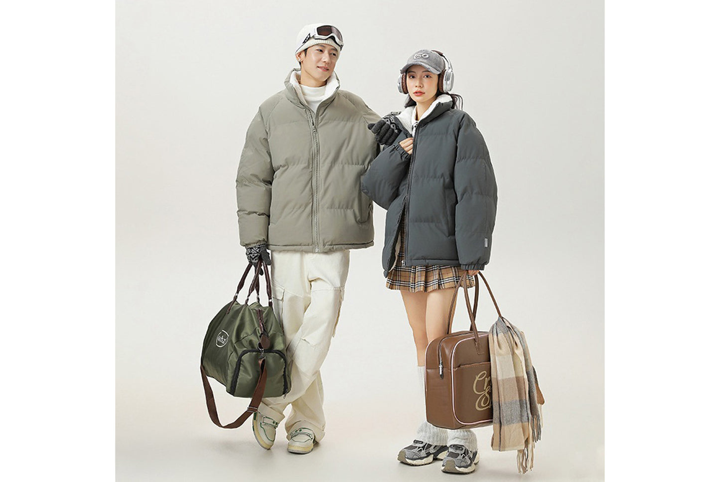 **Men's Winter Hooded Cotton Jacket (8 Colors Available)**