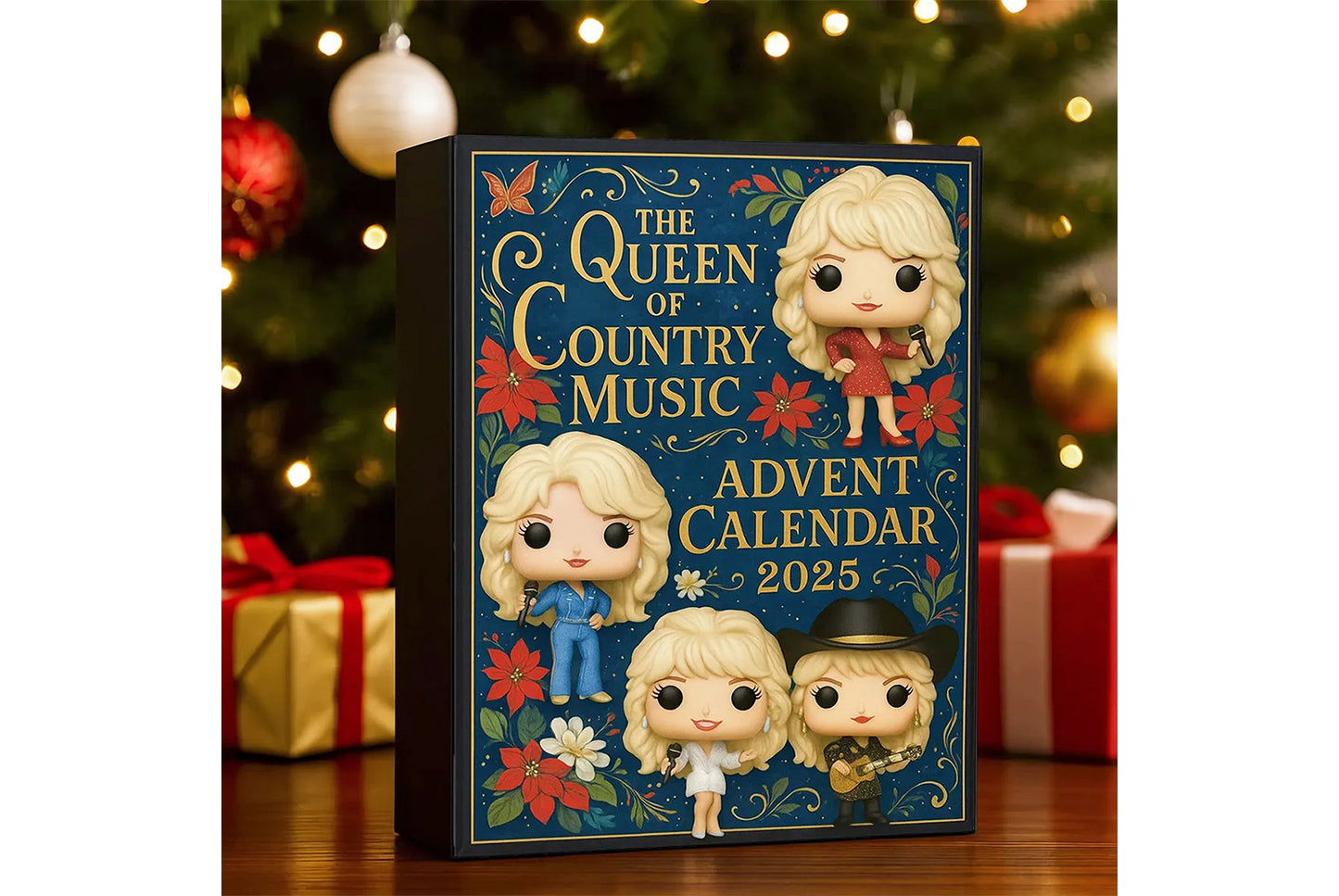 **Dolly Parton Advent Calendar 2025 | Acrylic Countdown Gift Box**