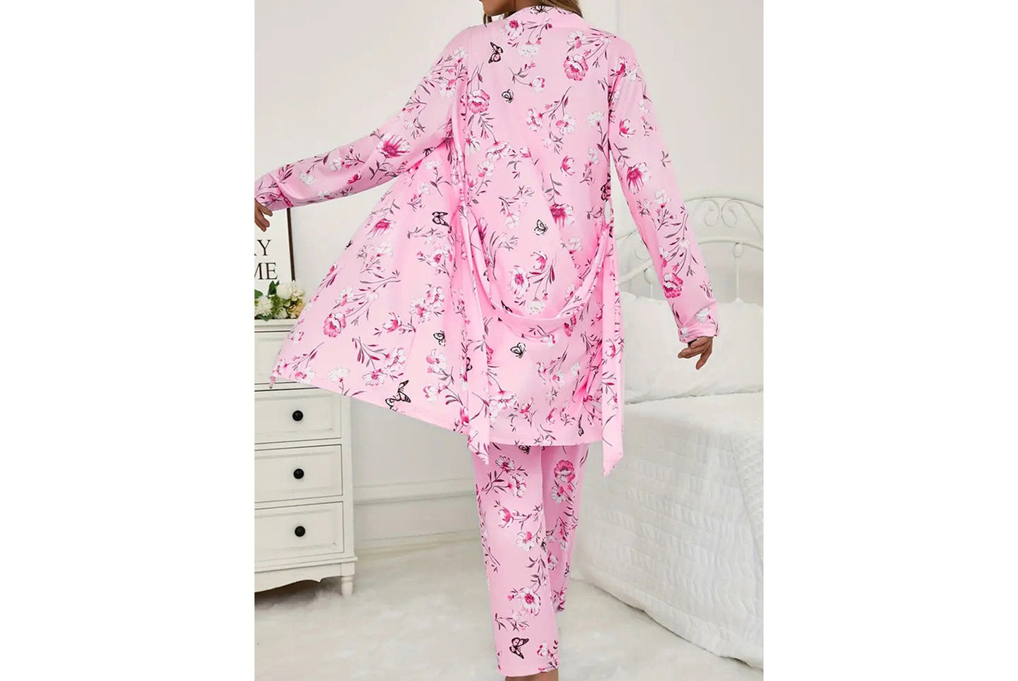 **Women's Three-Piece Pajama Set**