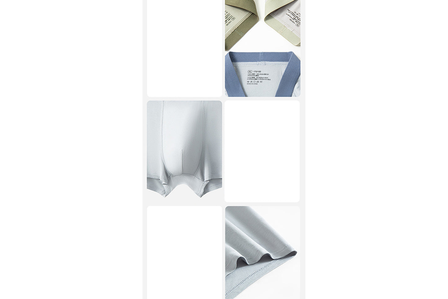 **Modal Men's Boxer Briefs - All-Season Breathable Plus Size Sports Briefs**