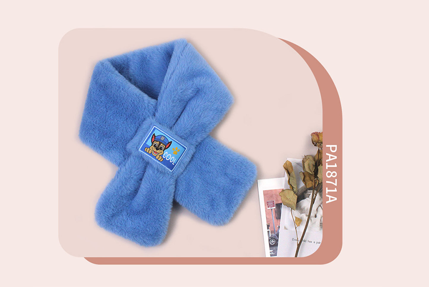 **Paw Patrol New Year Red Children's Warm Scarf (Adjustable)**