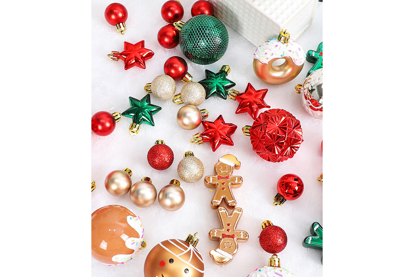 42 Exquisitely Painted Christmas Ball Set