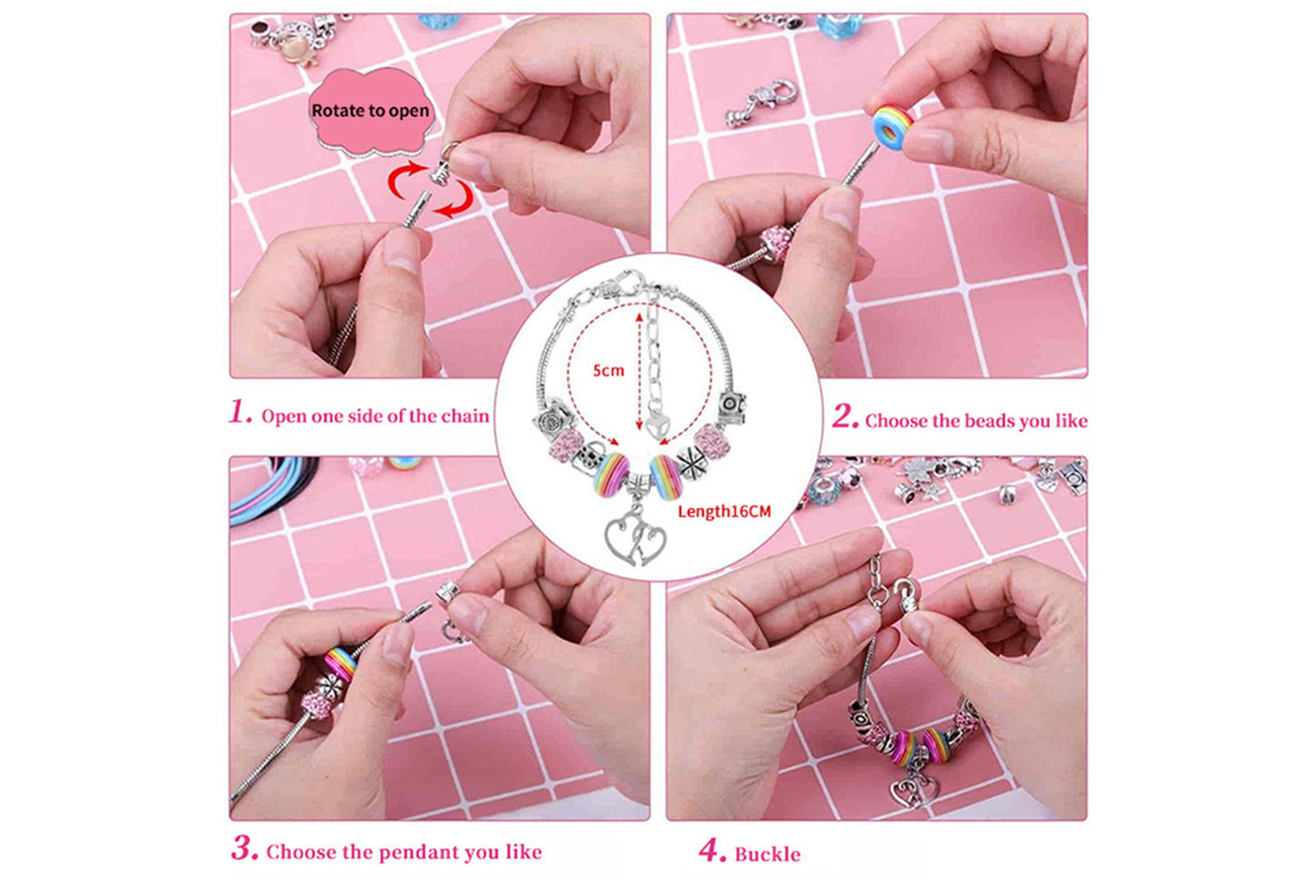 DIY Christmas Bracelet Blind Box Countdown Calendar