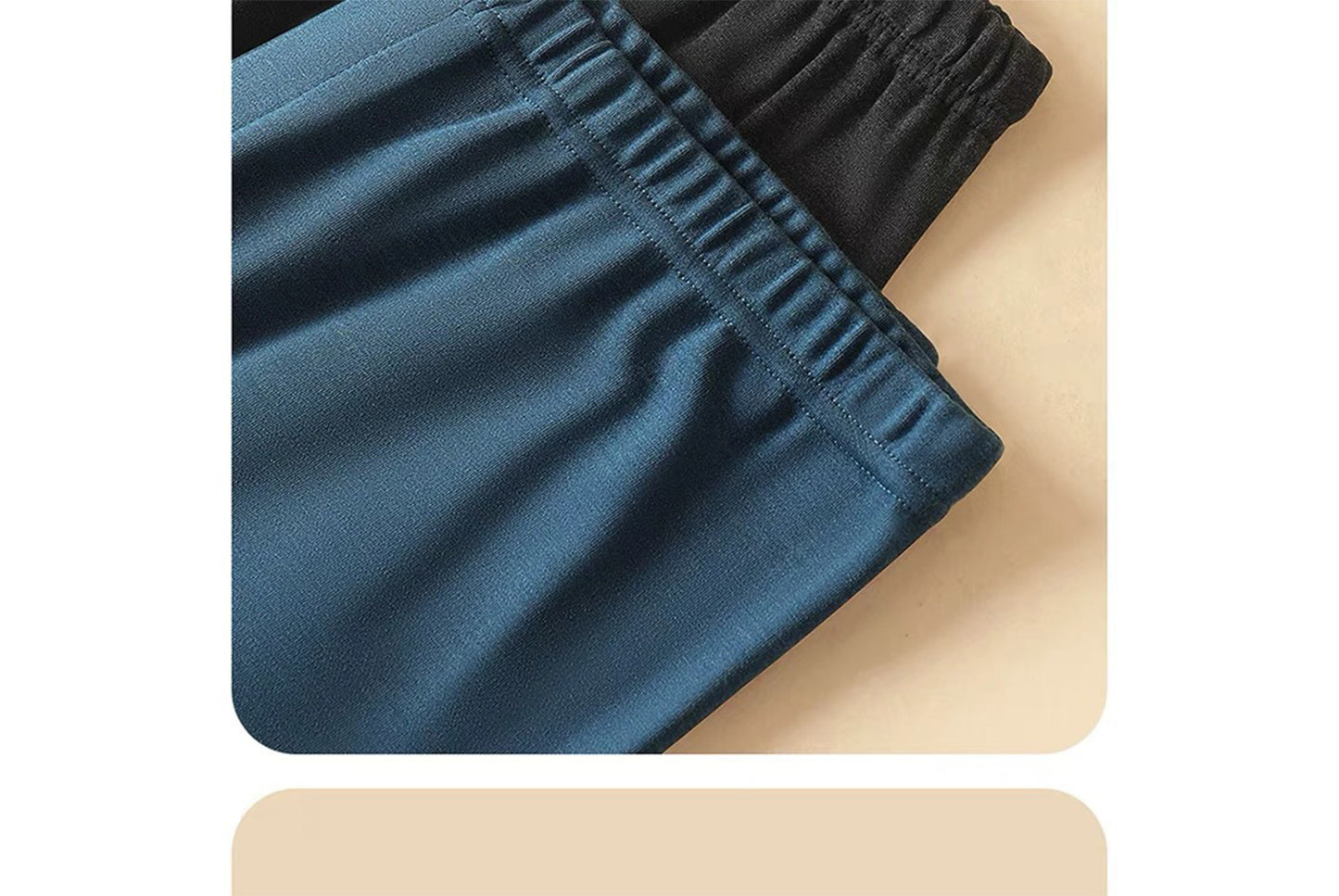 **Men's Thermal Underpants and Women's Knitted Pants Set**