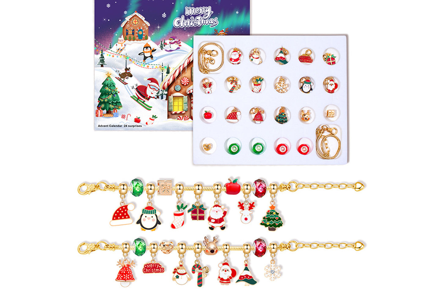DIY Christmas Bracelet Blind Box Countdown Calendar