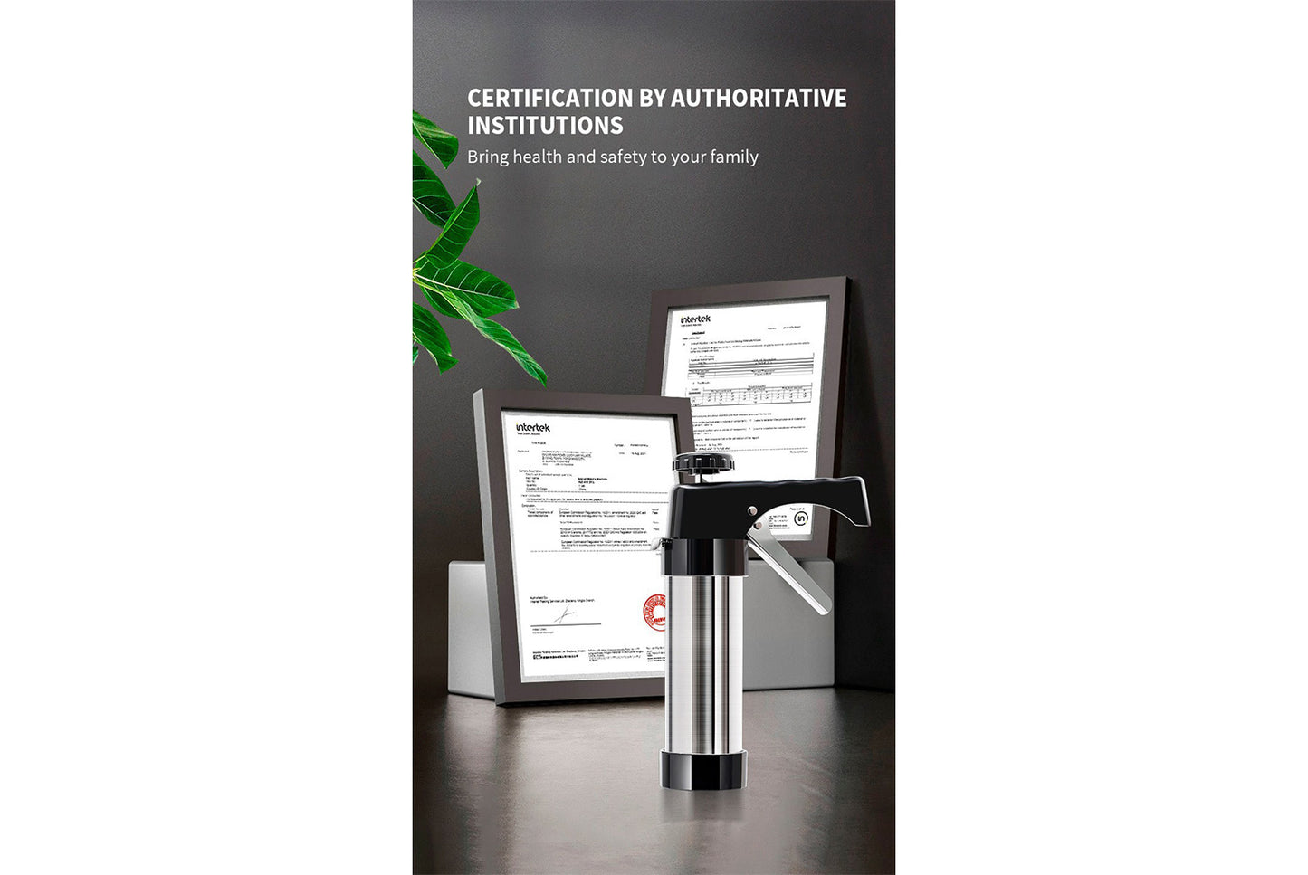 Stainless Steel Cookie Gun