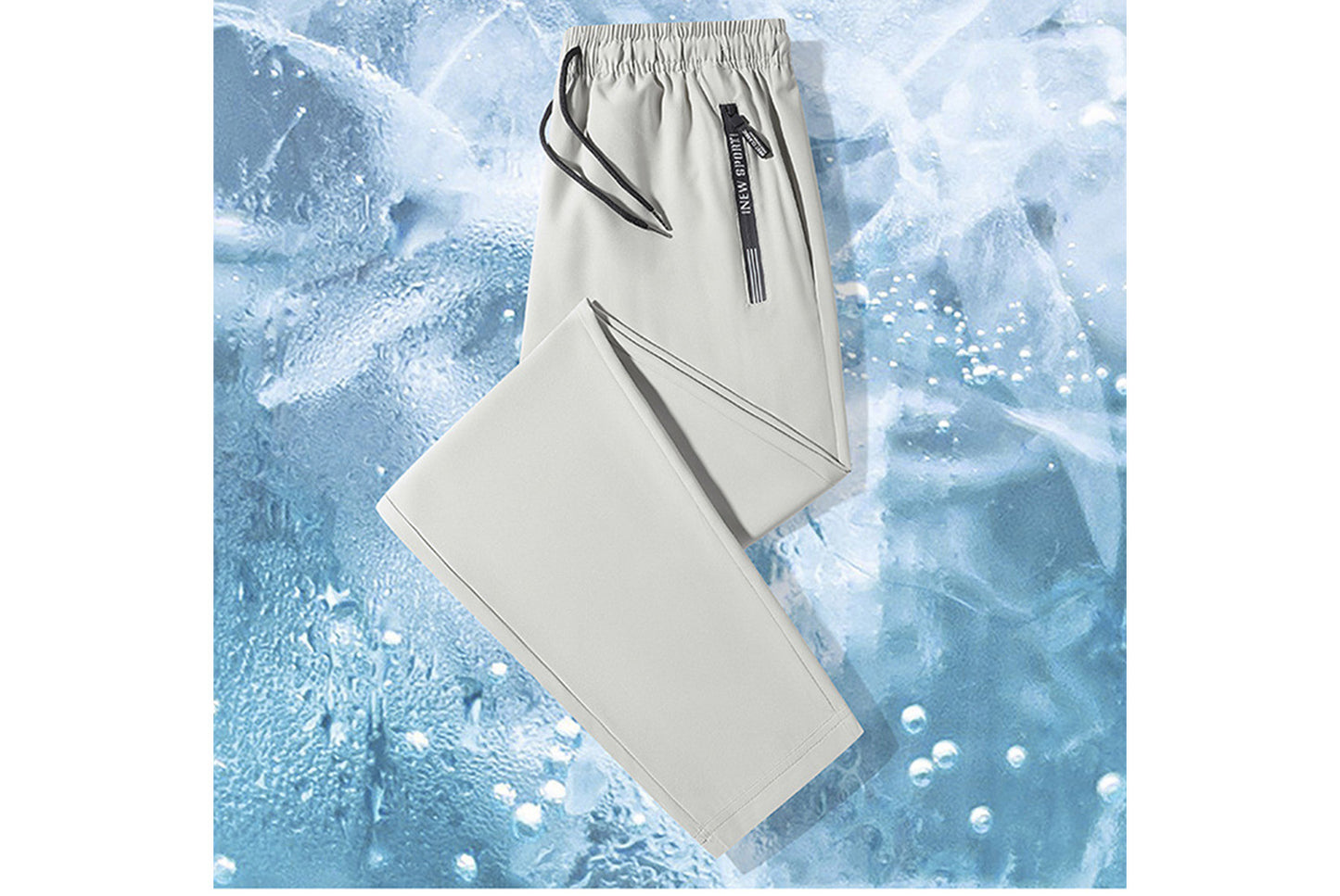**Men's Ice Silk Pants - Cool, Breathable Casual Sweatpants**