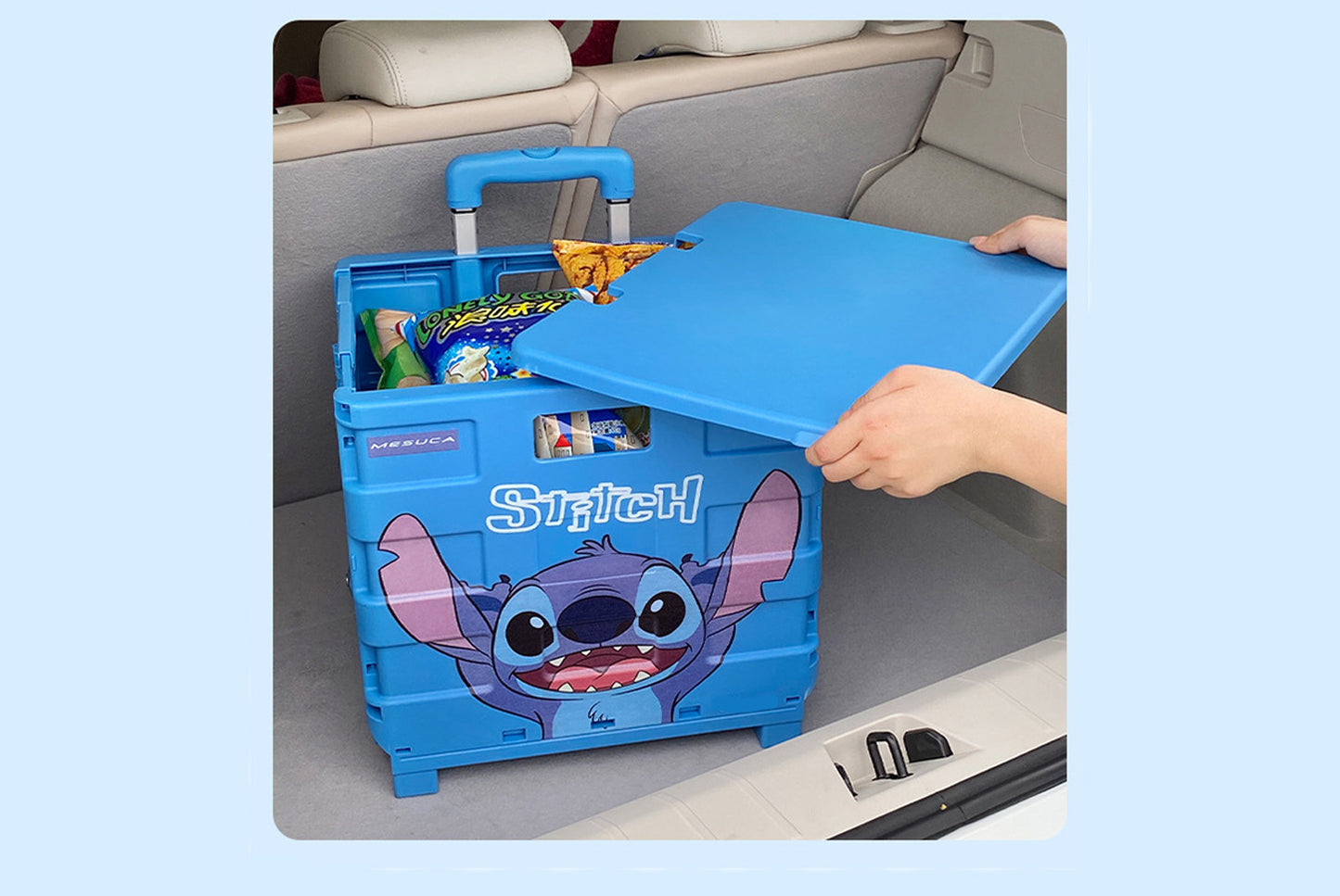 Stitch Folding Trolley Case 45L