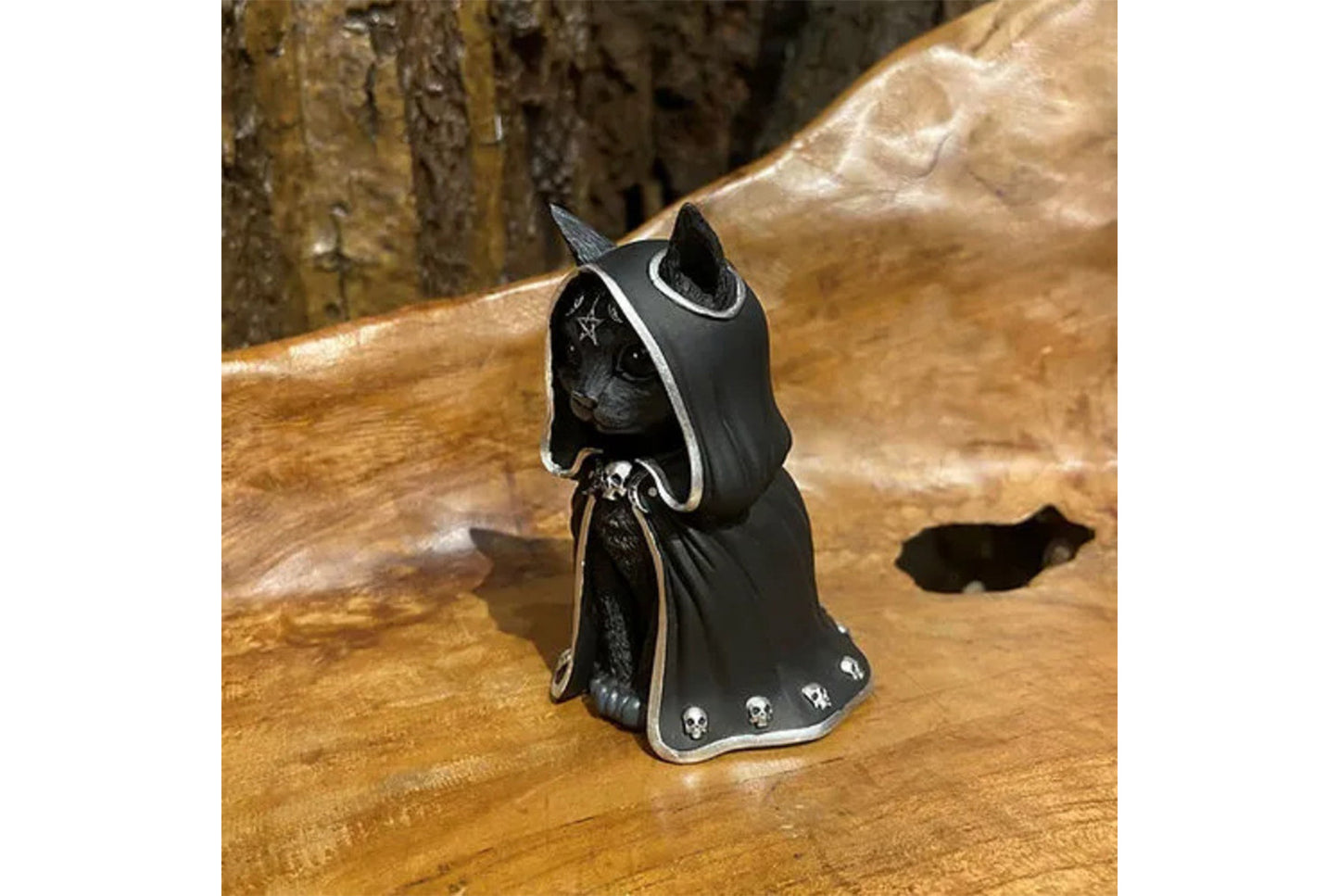 Halloween Mystical Guardian Black Cat Figurine