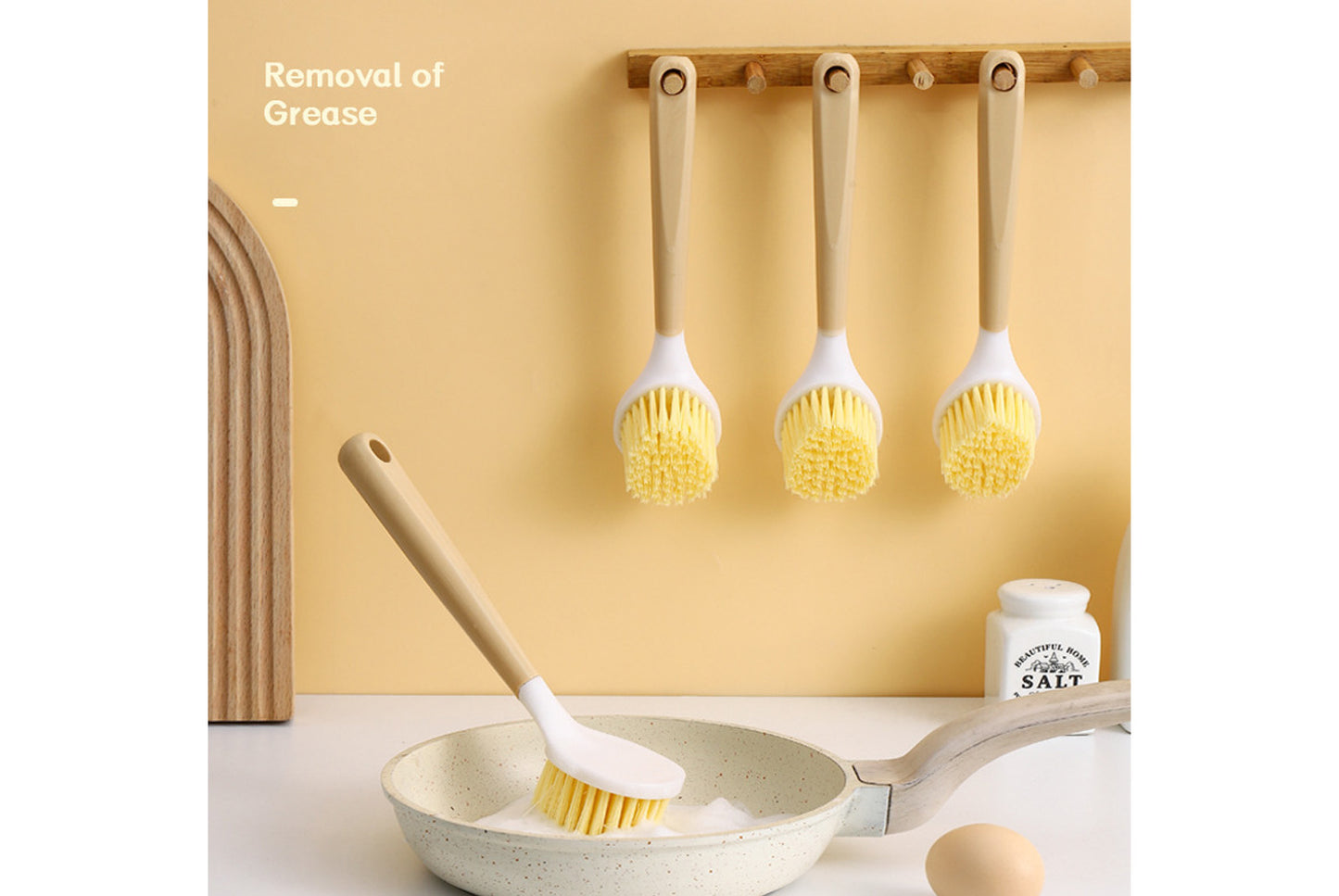 Non-stick dishwashing artifact