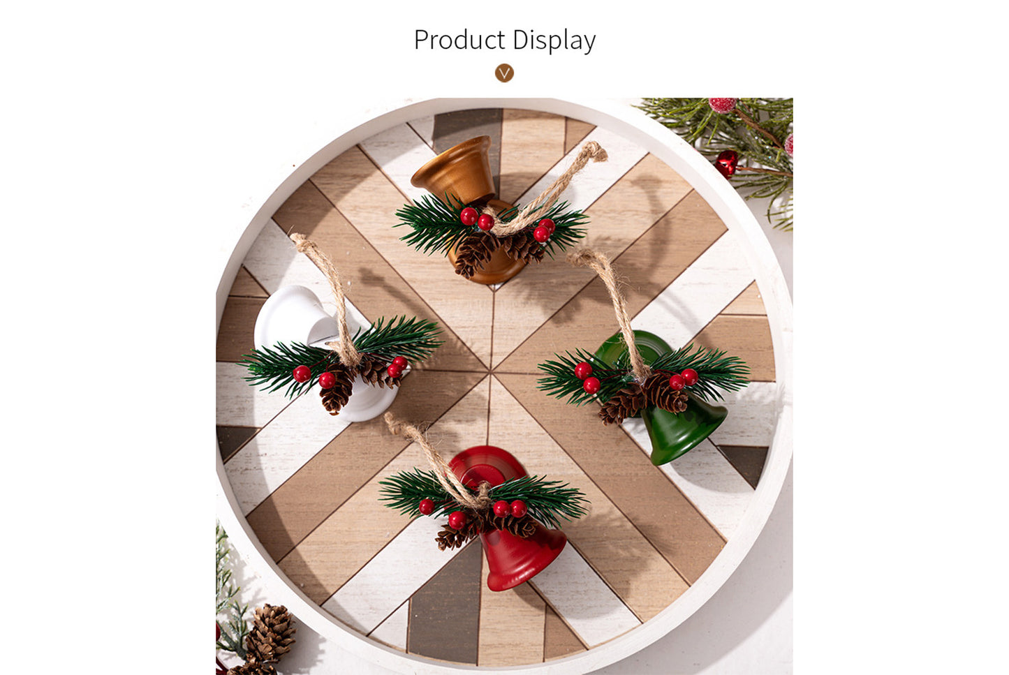 **New Christmas Bell Pendant Decoration**