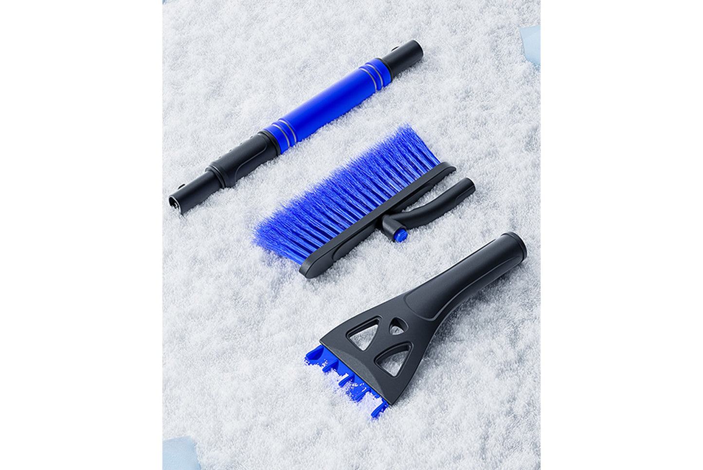 **3-in-1 Car Snow Shovel | Extendable De-icing Tool**
