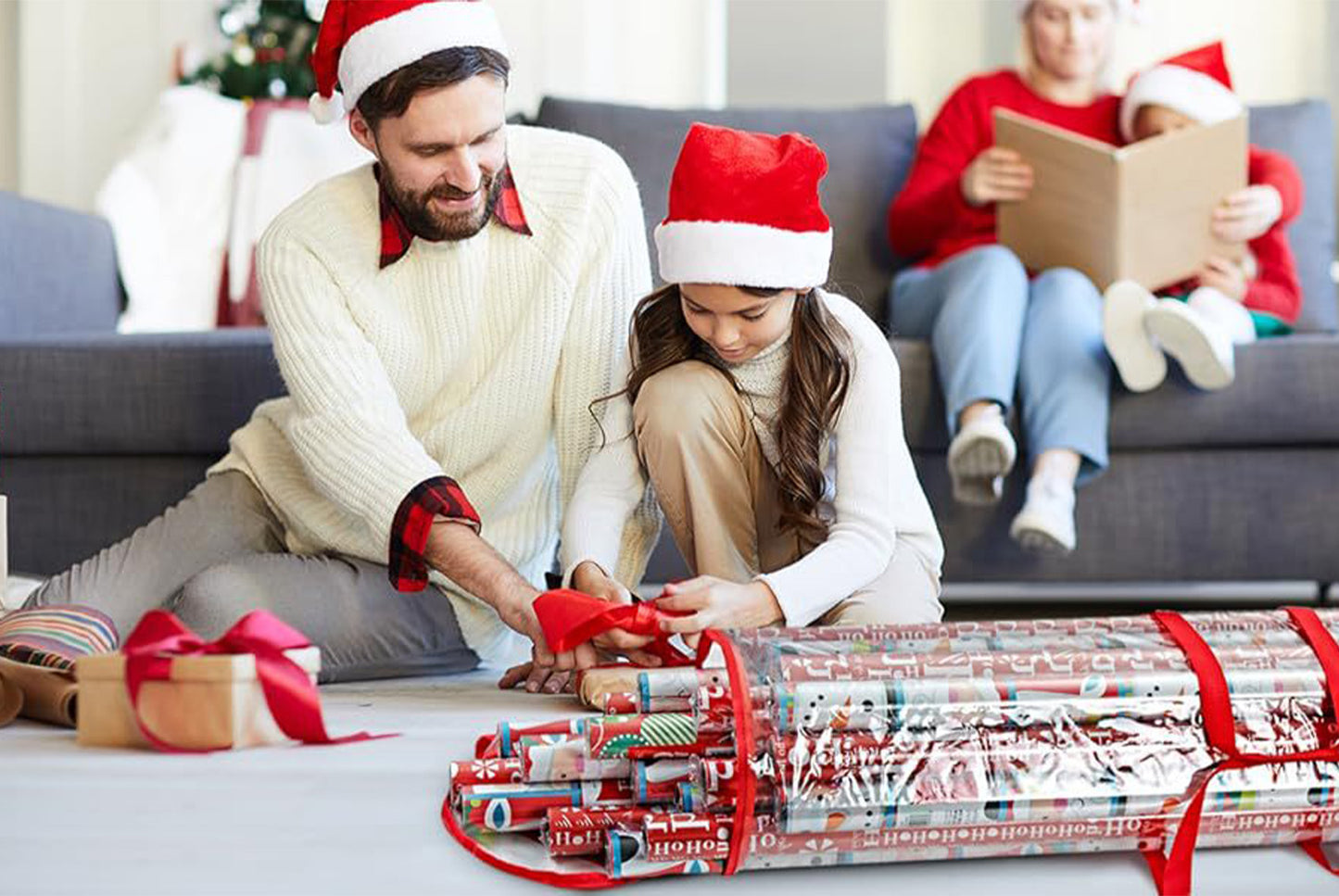 Transparent PVC Paper Decor Storage Bag