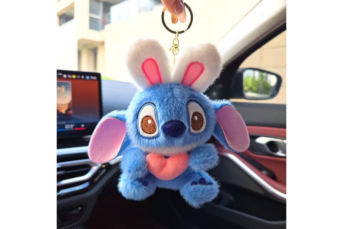**Stitch Plush Keychain | Cartoon Charm | Cute Bag Accessory**