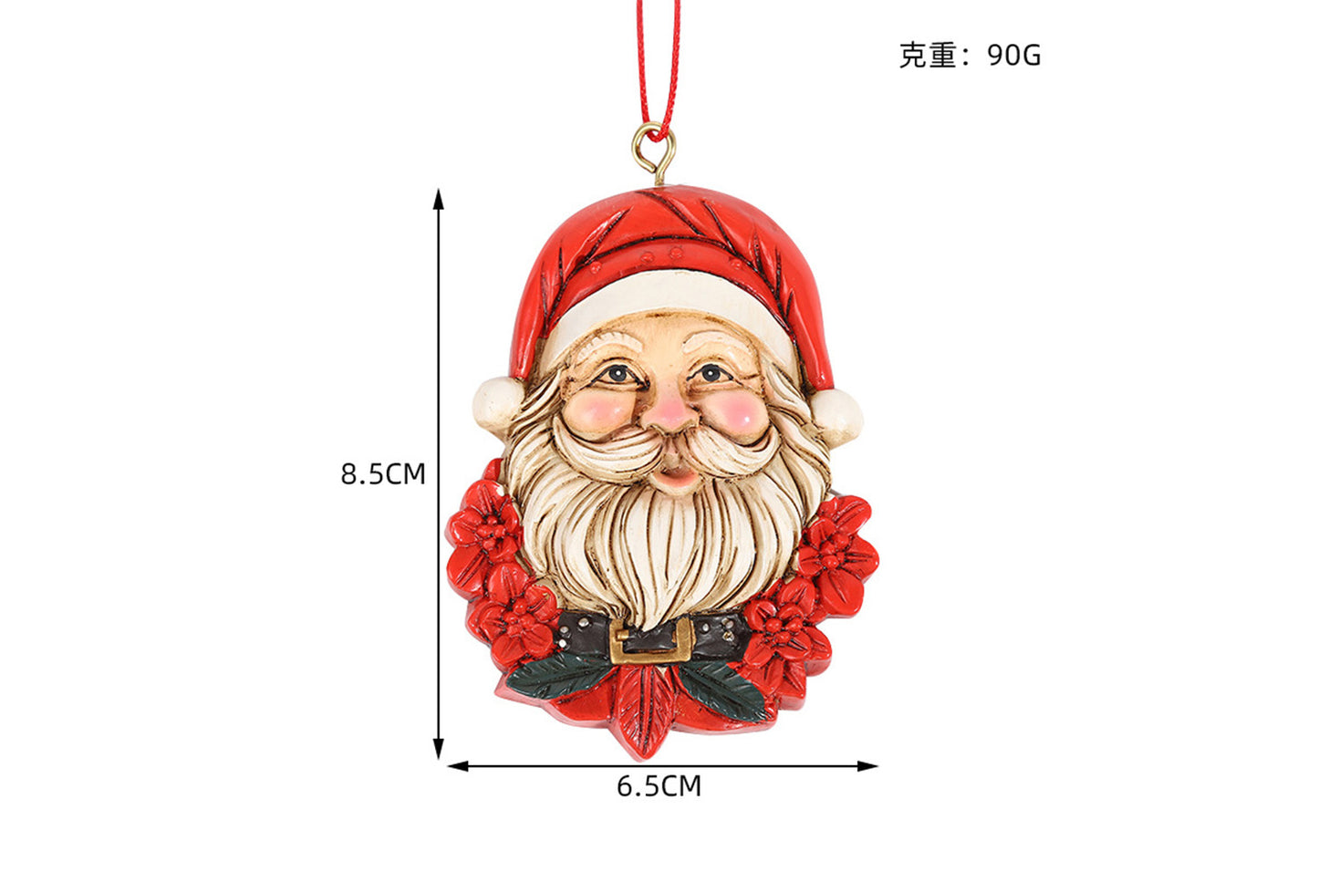 **Resin Christmas Tree Ornament Set**