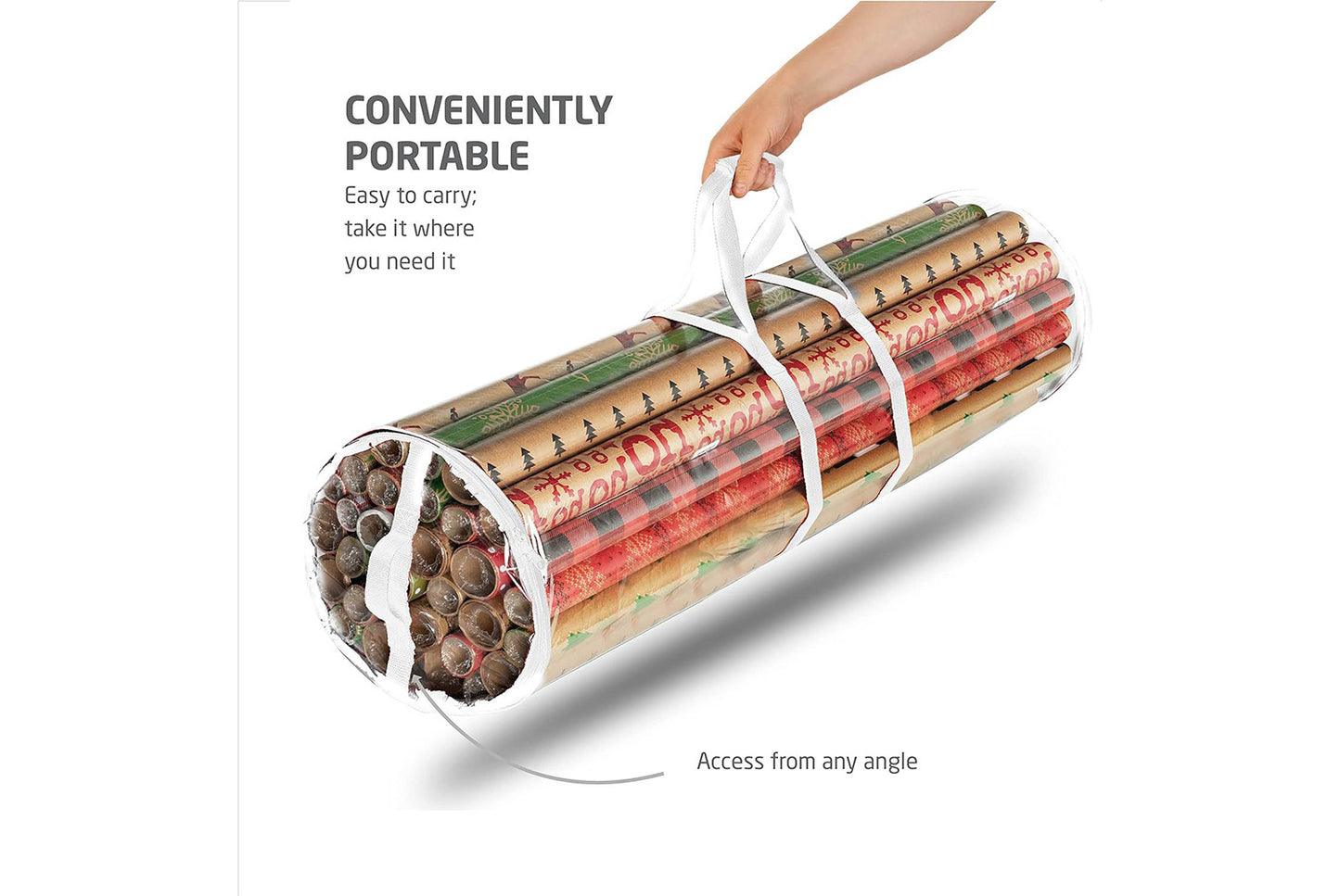 Transparent PVC Paper Decor Storage Bag