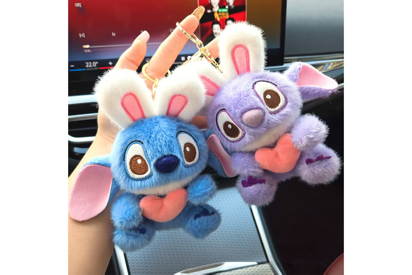 **Stitch Plush Keychain | Cartoon Charm | Cute Bag Accessory**