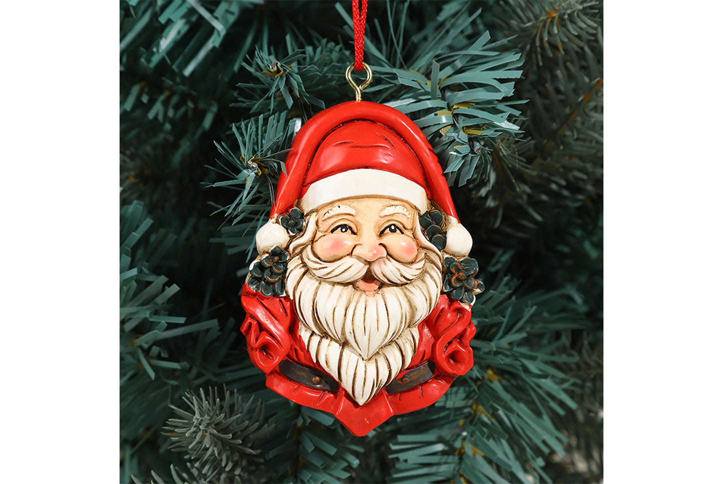 **Resin Christmas Tree Ornament Set**