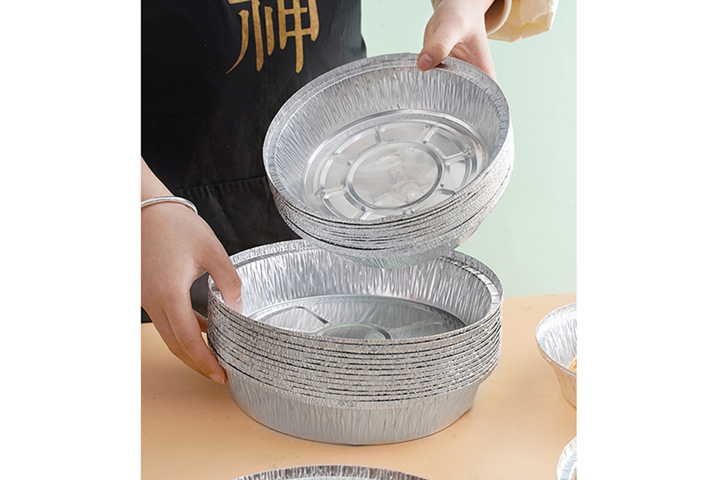 Thickened oven tin foil tray