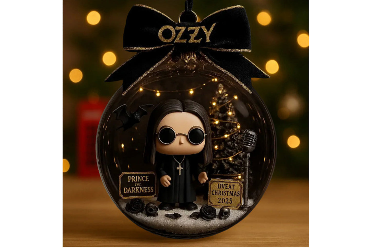 Ozzy Osbourne Christmas Tree Decoration