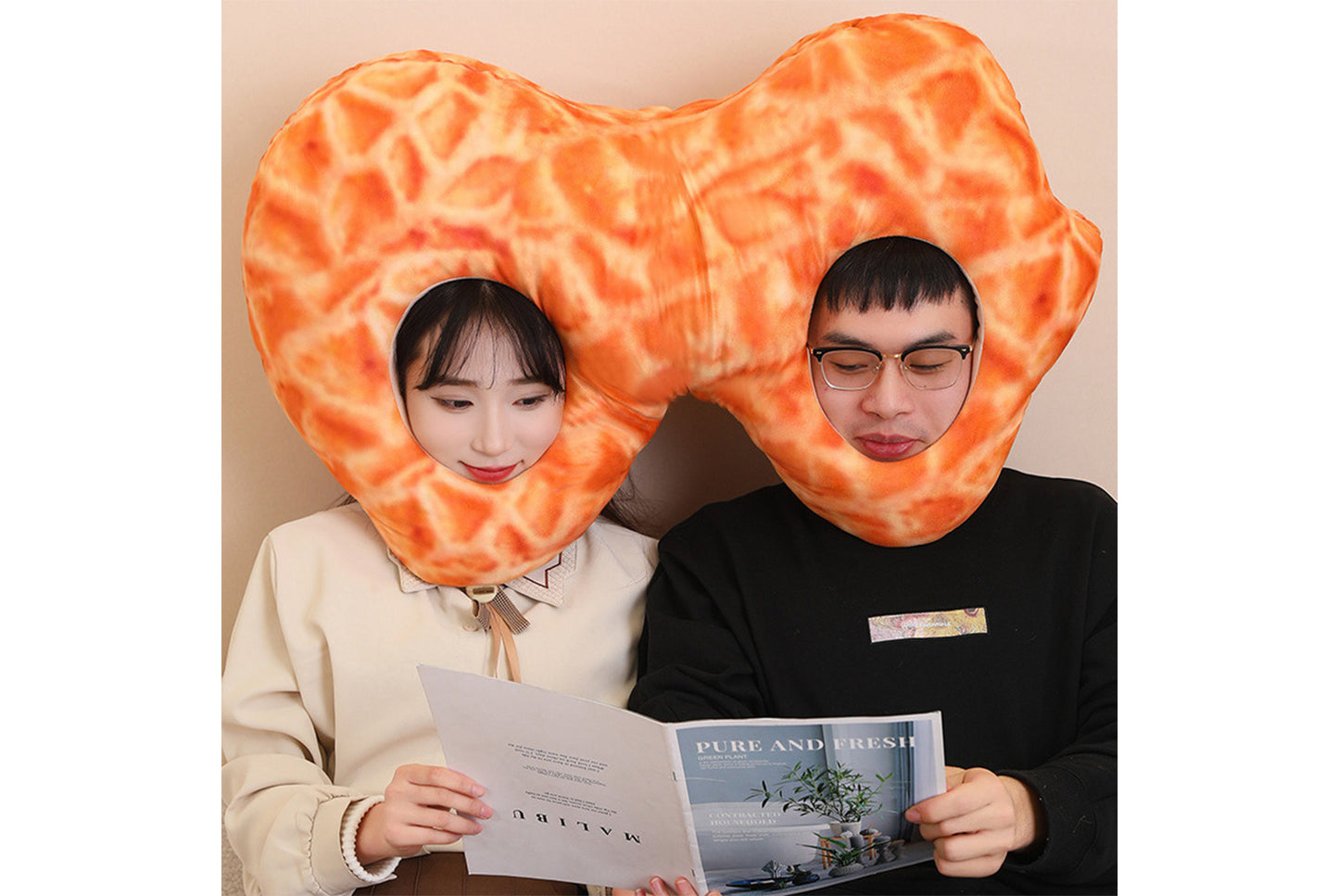 **Good Things Peanut Creative One-Piece Pillow/Head Cover**