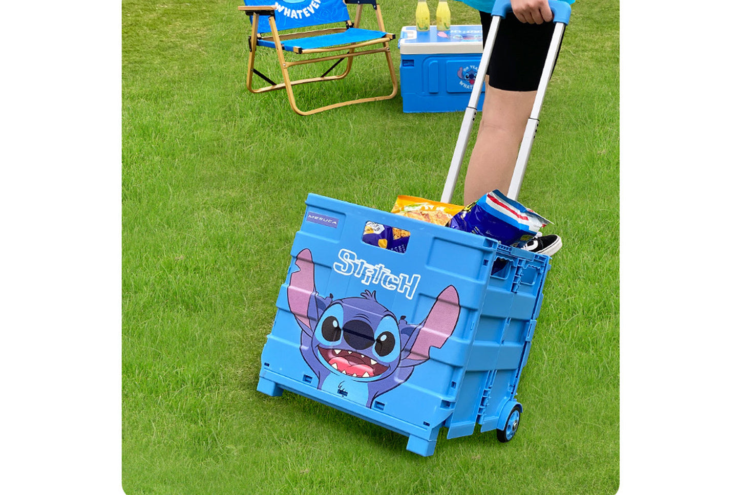 Stitch Folding Trolley Case 45L