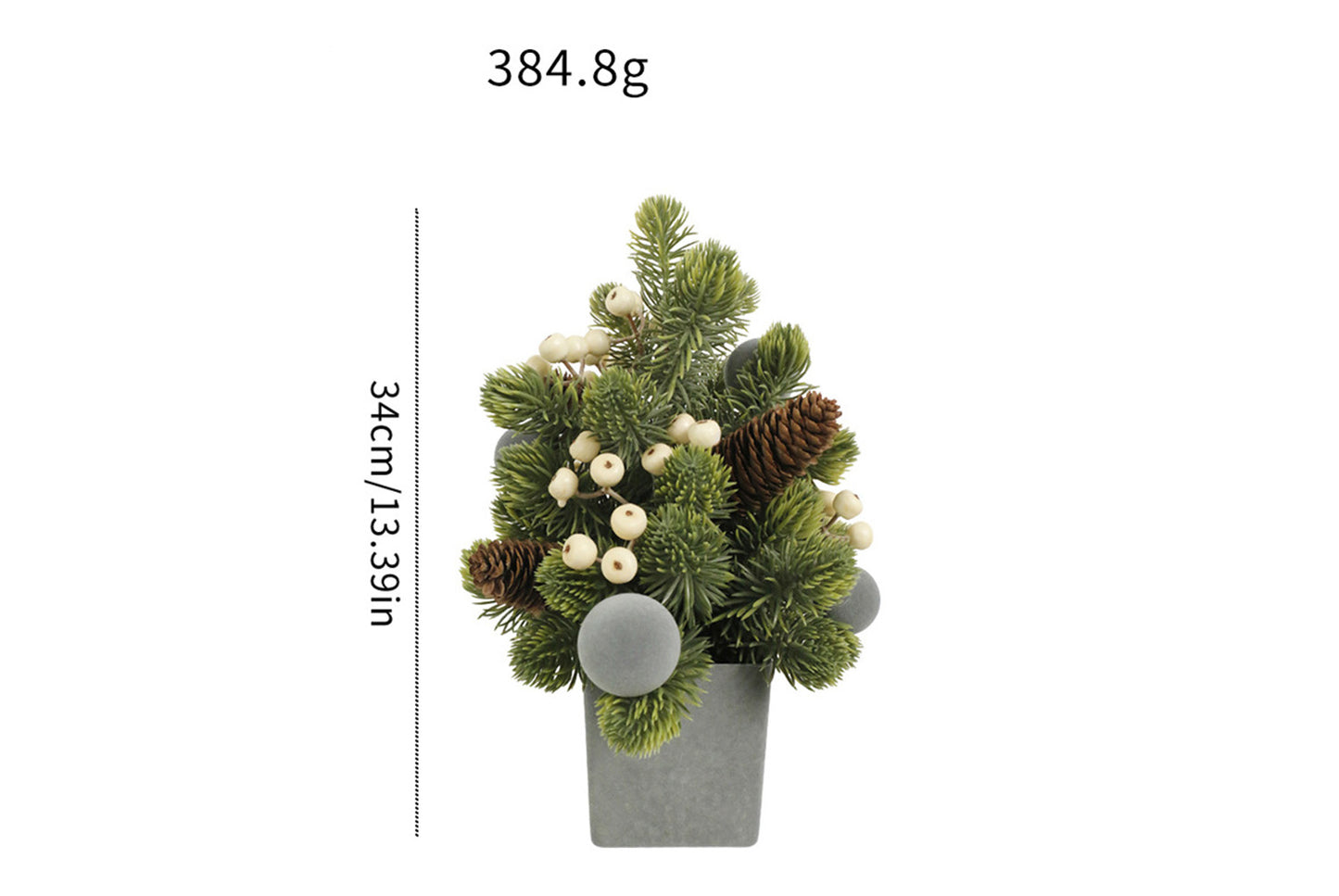 Replica Nobel Pine Mini Christmas Tree Set