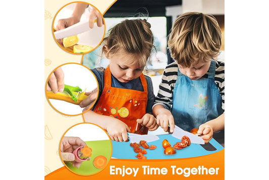 **48-Piece Children's Kitchen Tool Set - Safe Fruit Cutting Toy**