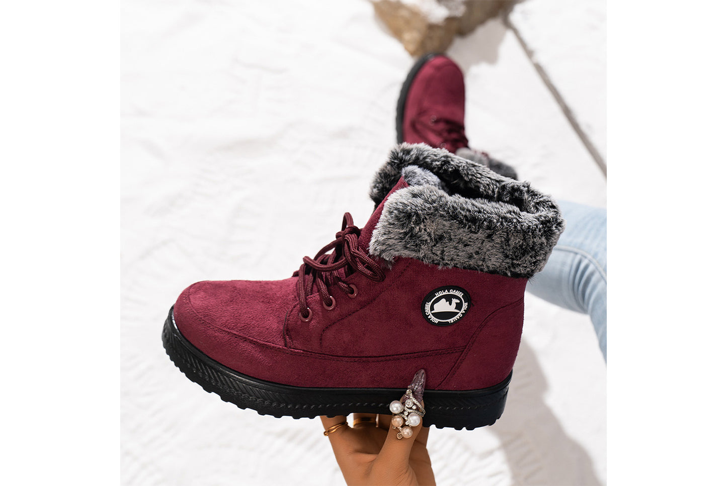 Women's Winter Thickened Long Snow Boots