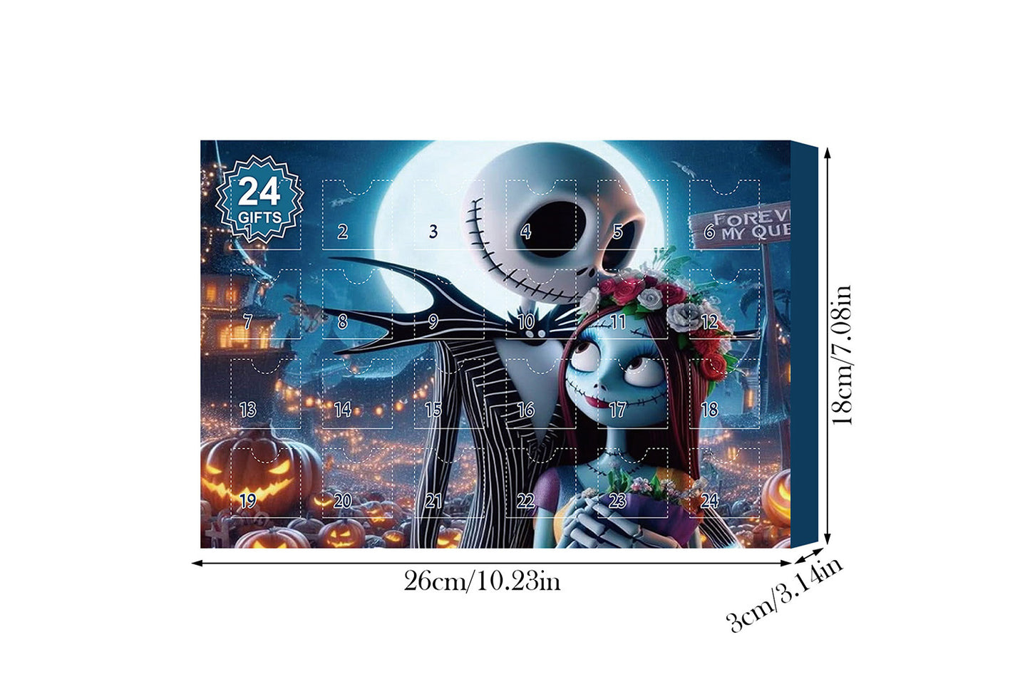 Halloween Skull Jack Advent Calendar Box