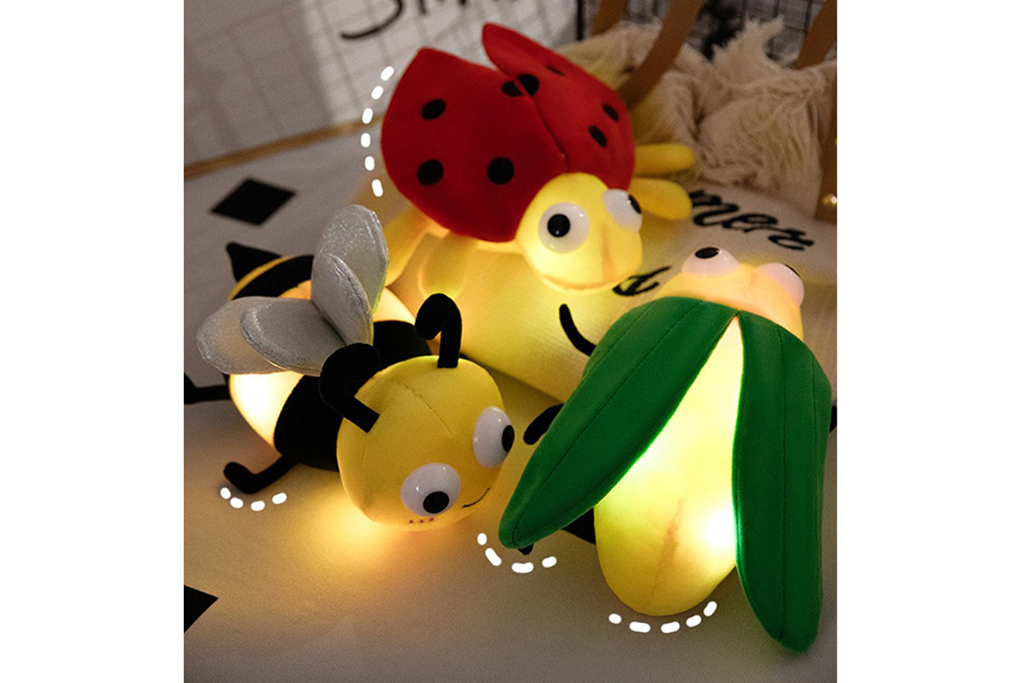 **Luminous Insect Plush Toy | Soothing Birthday Gift for Children**