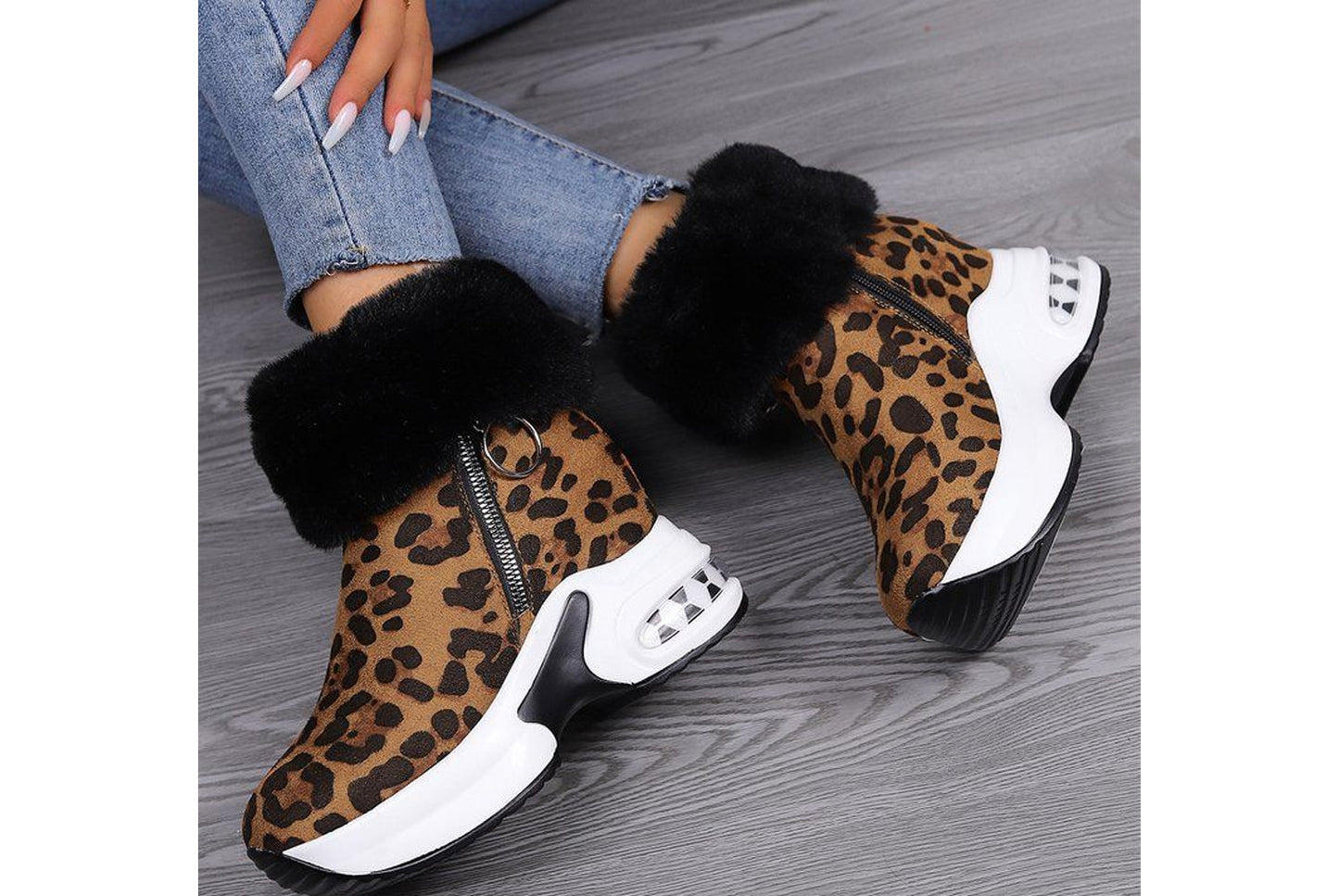 Fleece Lining for Warmth and Height Increase