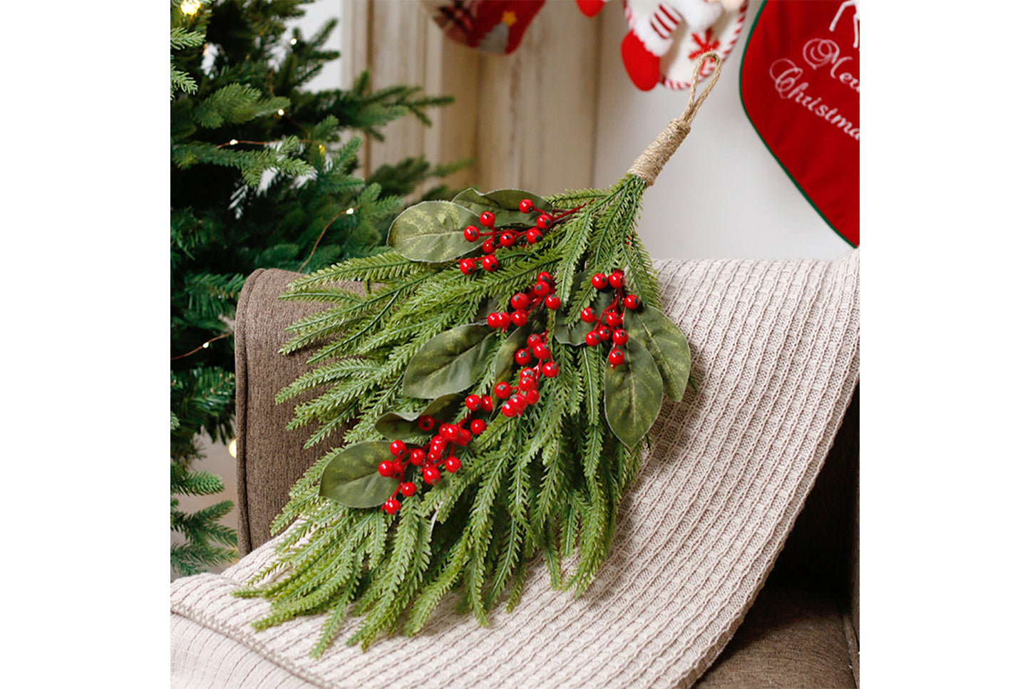 PE Upside-Down Christmas Tree Decoration