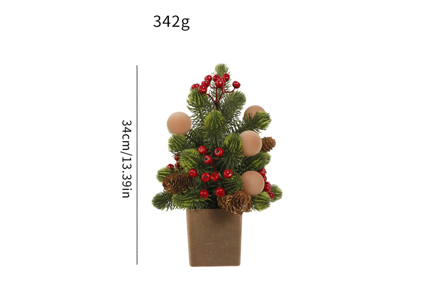 Replica Nobel Pine Mini Christmas Tree Set