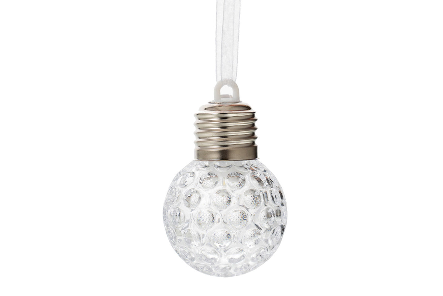 **LED Light-Up Crystal Ball Light - Festive Night Light**
