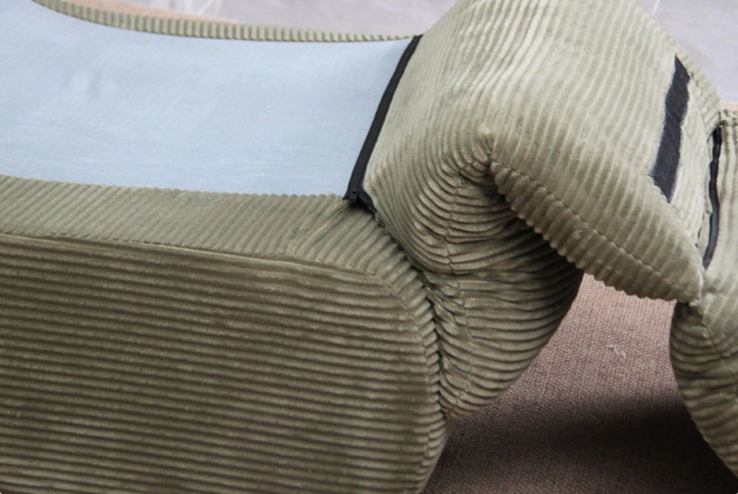Modern Corduroy Beanbag Sofa
