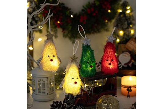 **Creative Light-Up Christmas Tree Pendant**