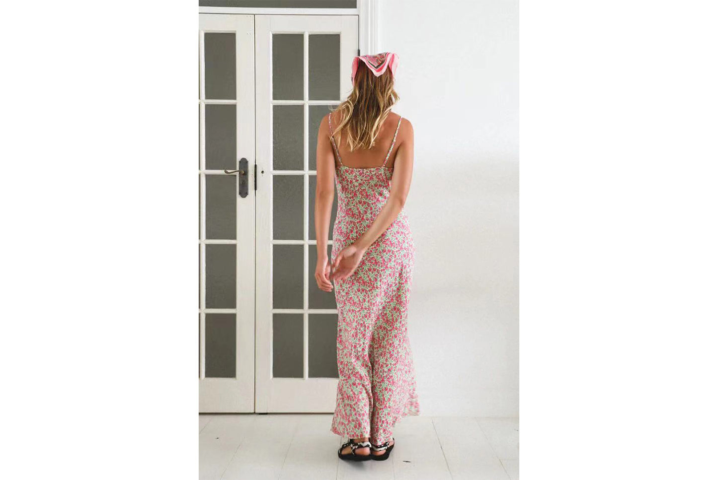 **Women's Floral Slip Dress**