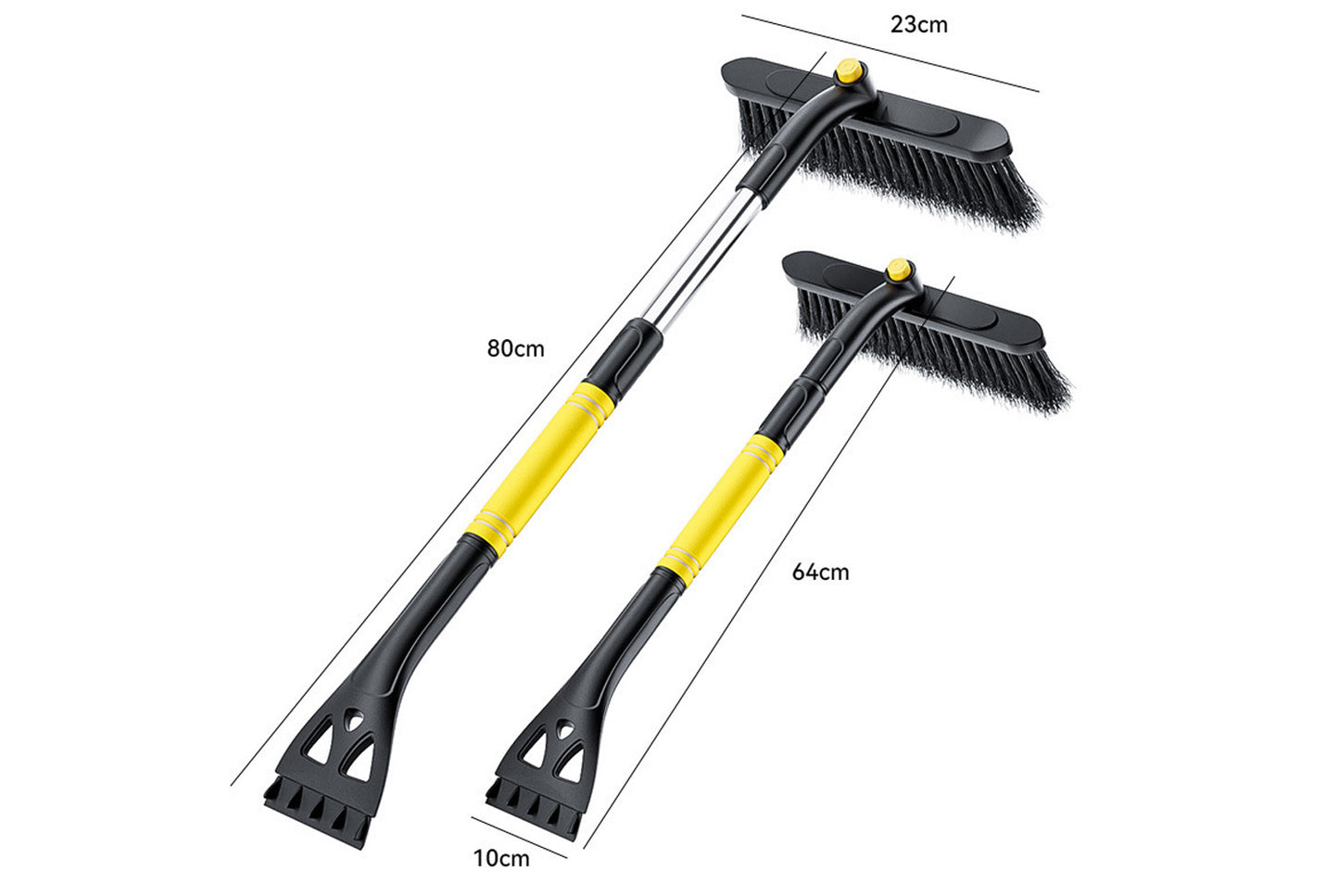 **3-in-1 Car Snow Shovel | Extendable De-icing Tool**