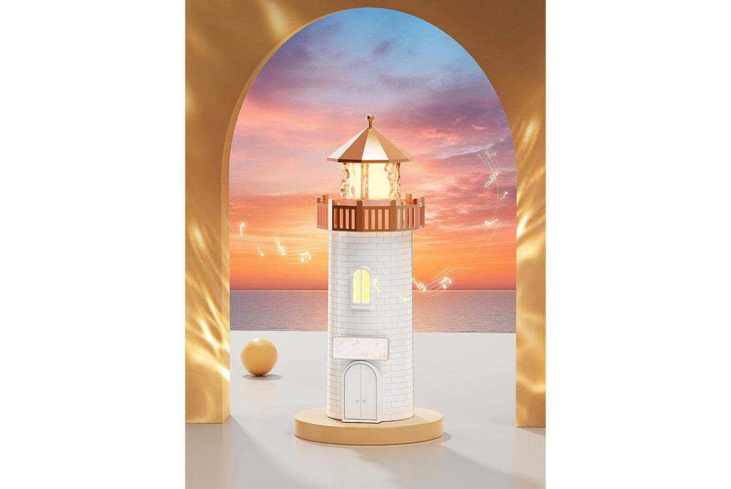 **Lighthouse Ambiance Night Light Bluetooth Model**