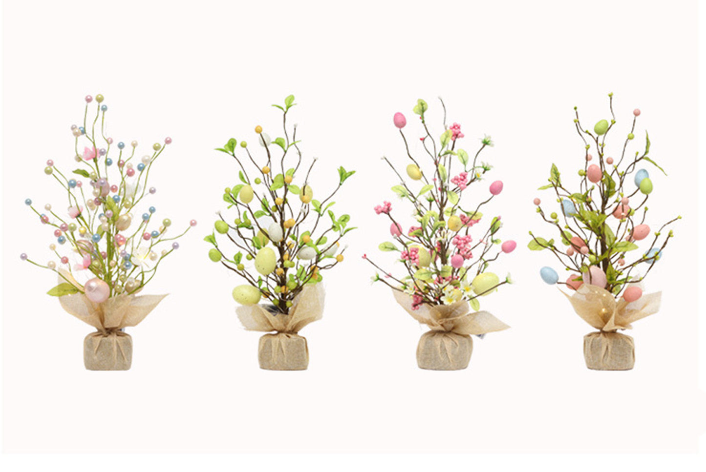 LED Light-Up Easter Egg Tree - Easter Tabletop Ornament