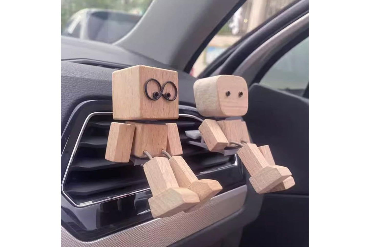 **Shaking Wooden Man Figurine | Shaking Wooden Man Car Decor**