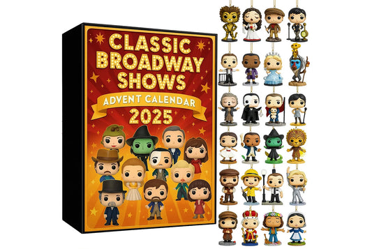 Shows Advent Calendar 2025 Classic Broadway Shows Christmas Countdown Calendar