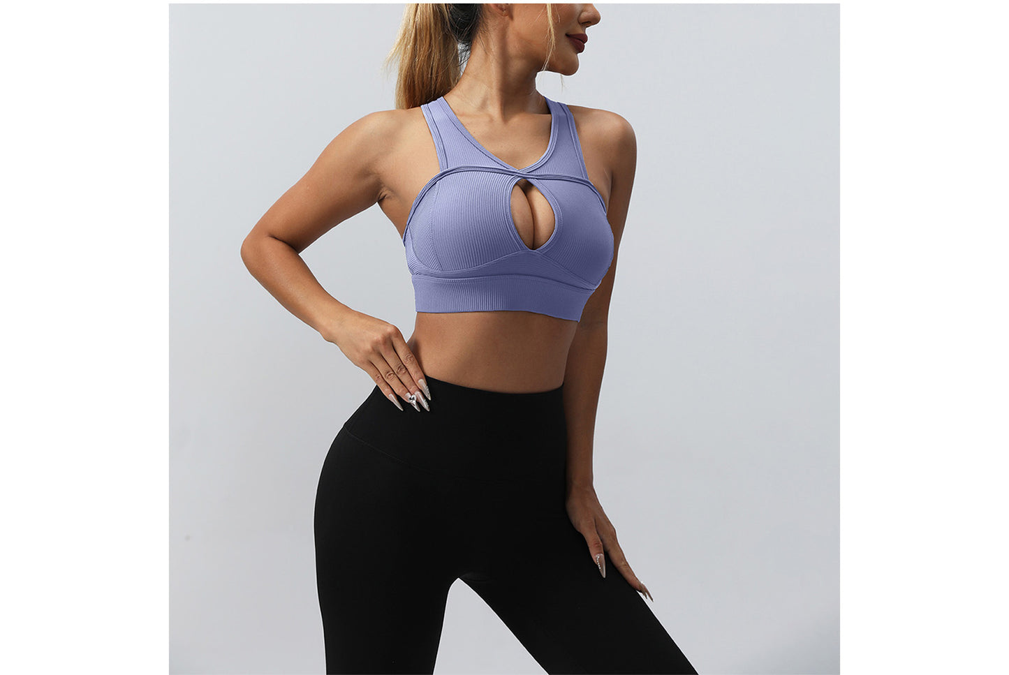 **High-Strength Shock-Insulating Sports Bra (Beautiful Back Yoga Bra)**