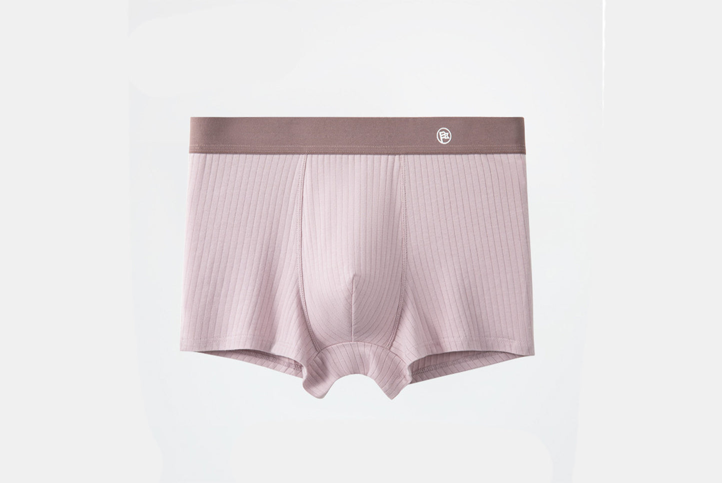 **Men's 7A Antibacterial Pure Cotton Boxer Briefs - Mid-Rise Breathable Large Size**