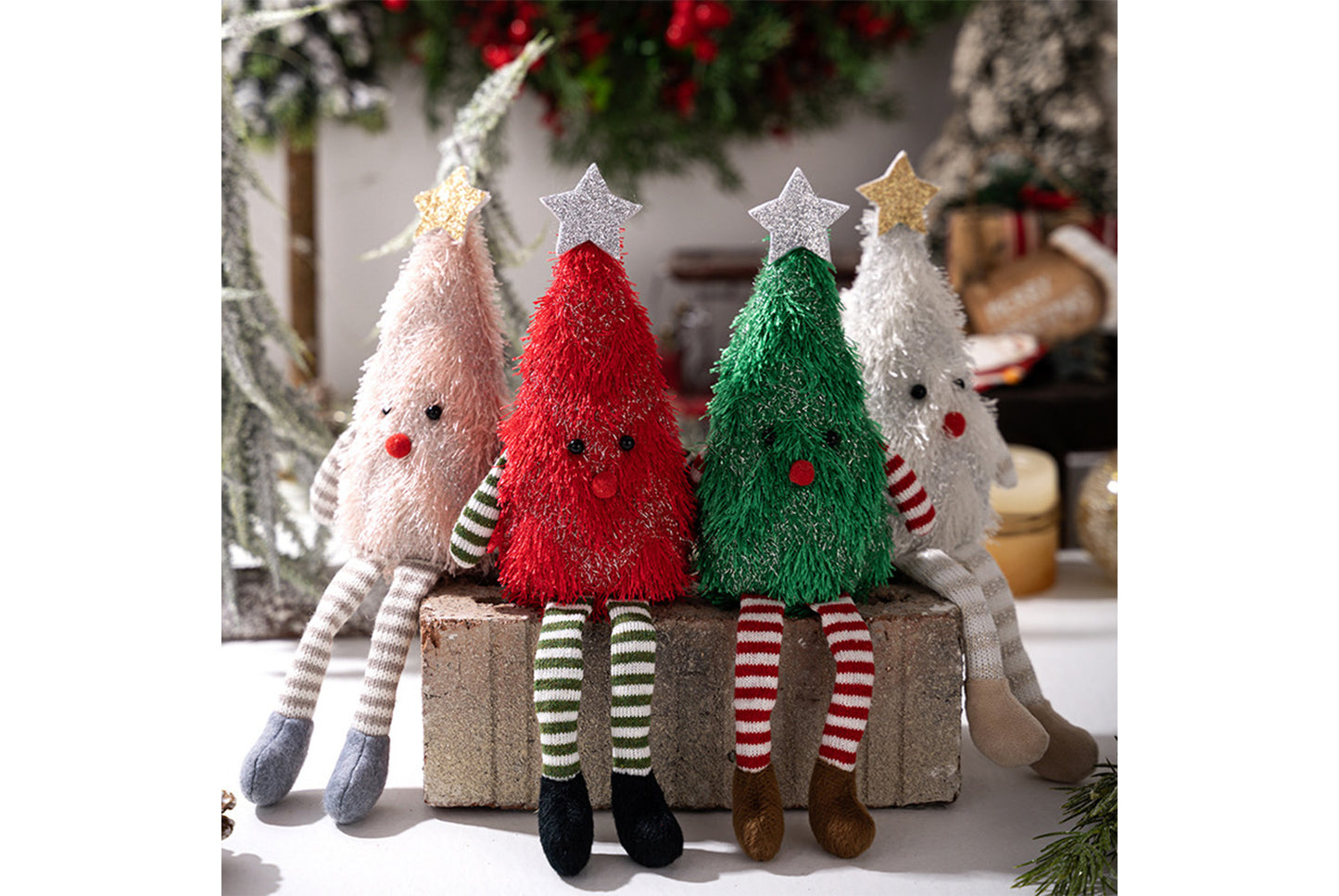 **Cute Plush Christmas Tree Doll**
