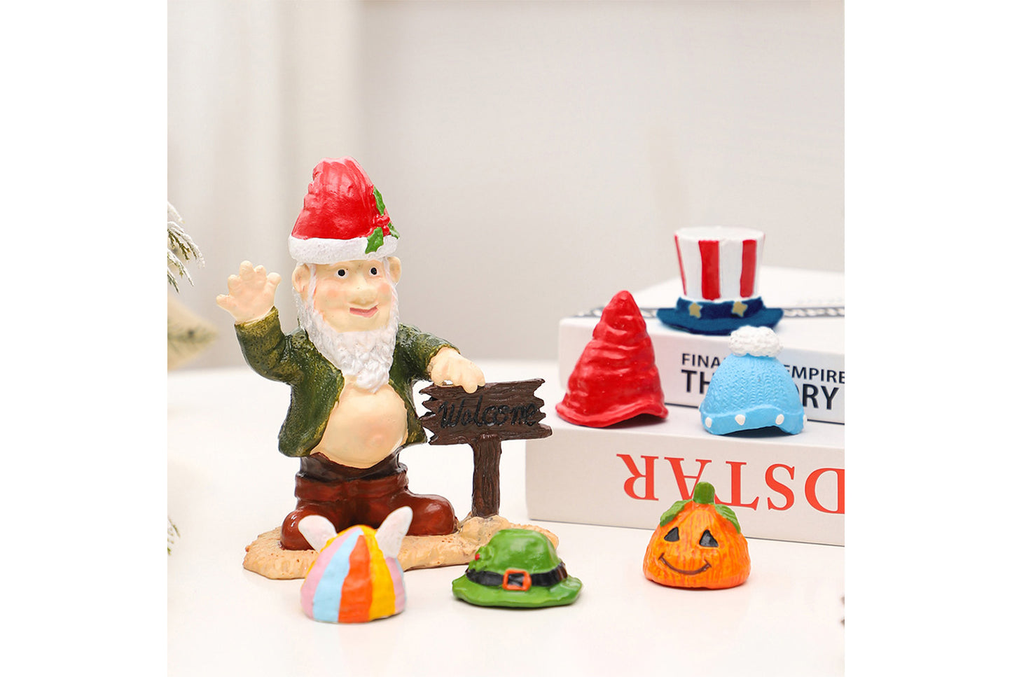 DIY Christmas Garden Elf Gnome Resin Ornament